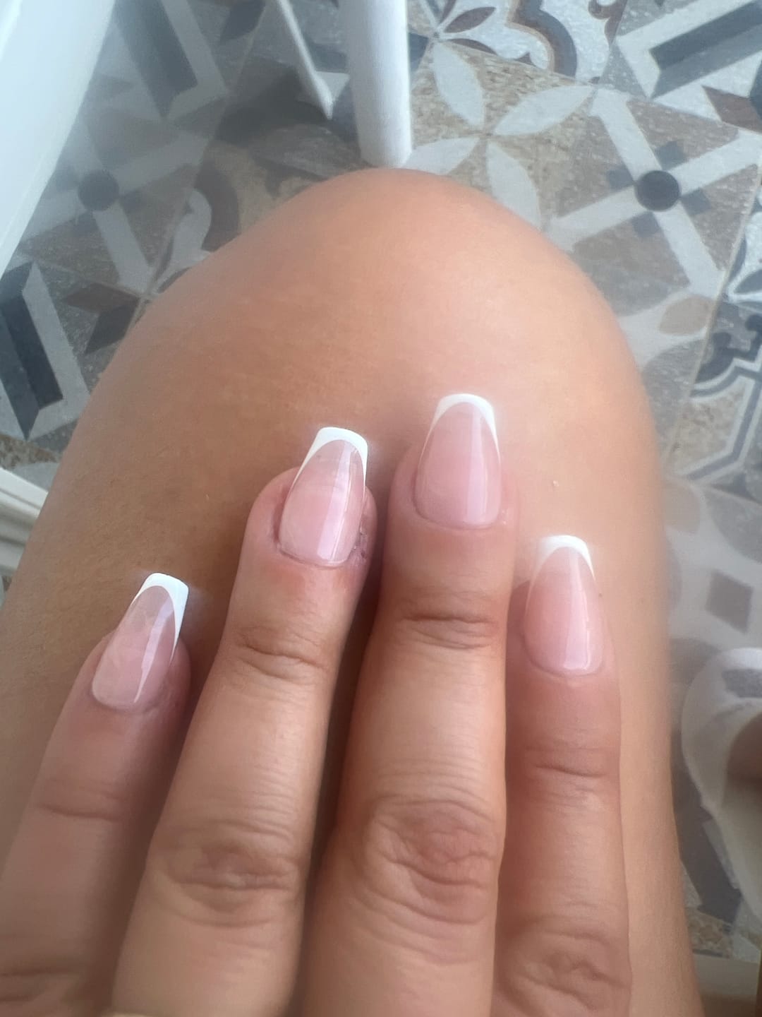 Customer photo review of French Orta Balerin El Yapımı Jel Takma Tırnak OBL1534FI