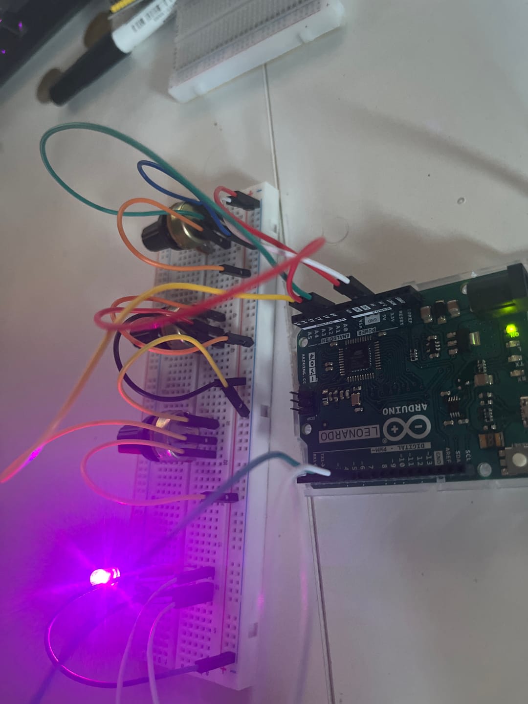 Customer photo review of Arduino Leonardo with Headers