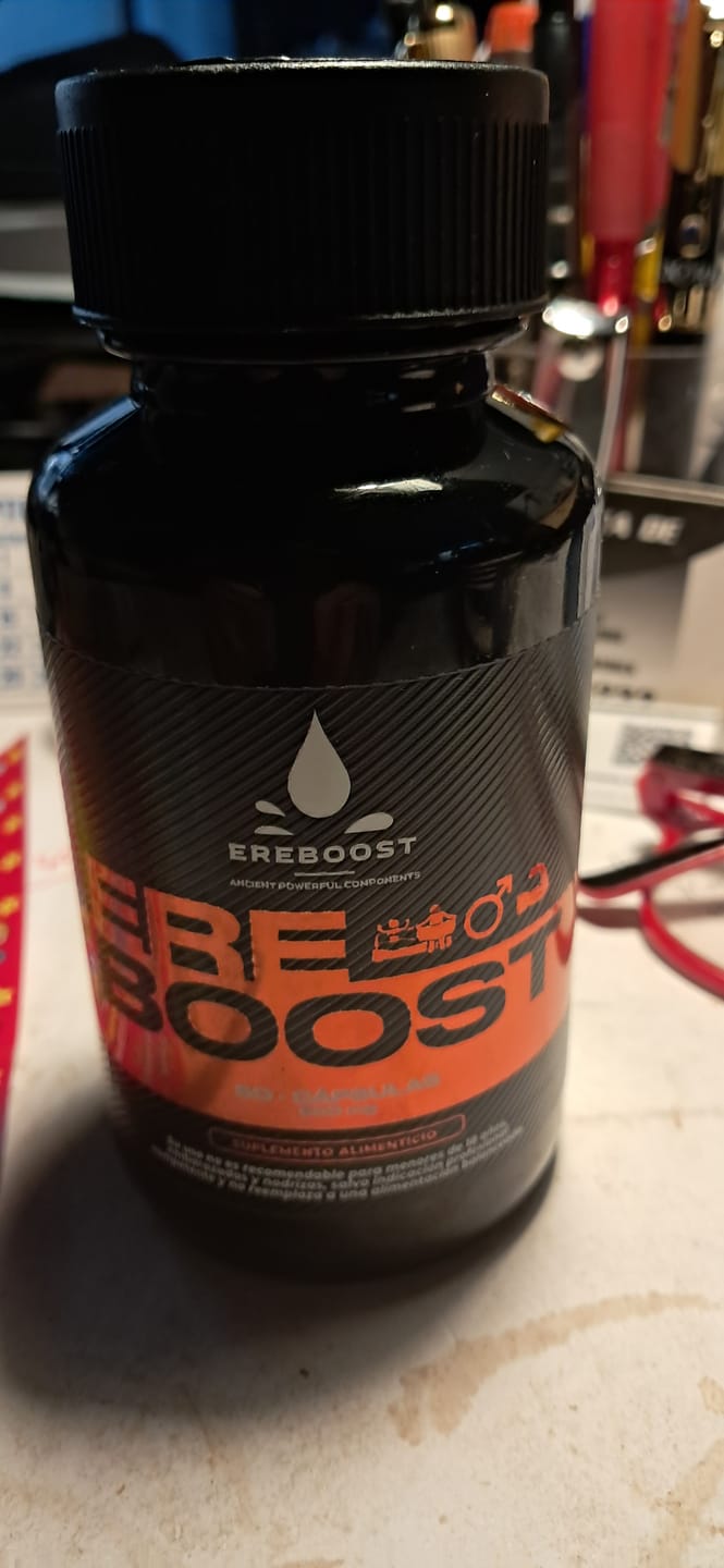 Customer photo review of EREBOOST | 60 Cápsulas