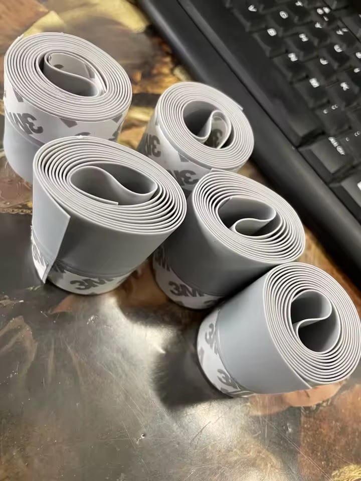 Customer photo review of Door Weather Seal | Adhesive Draft Stopper for Doors & Windows