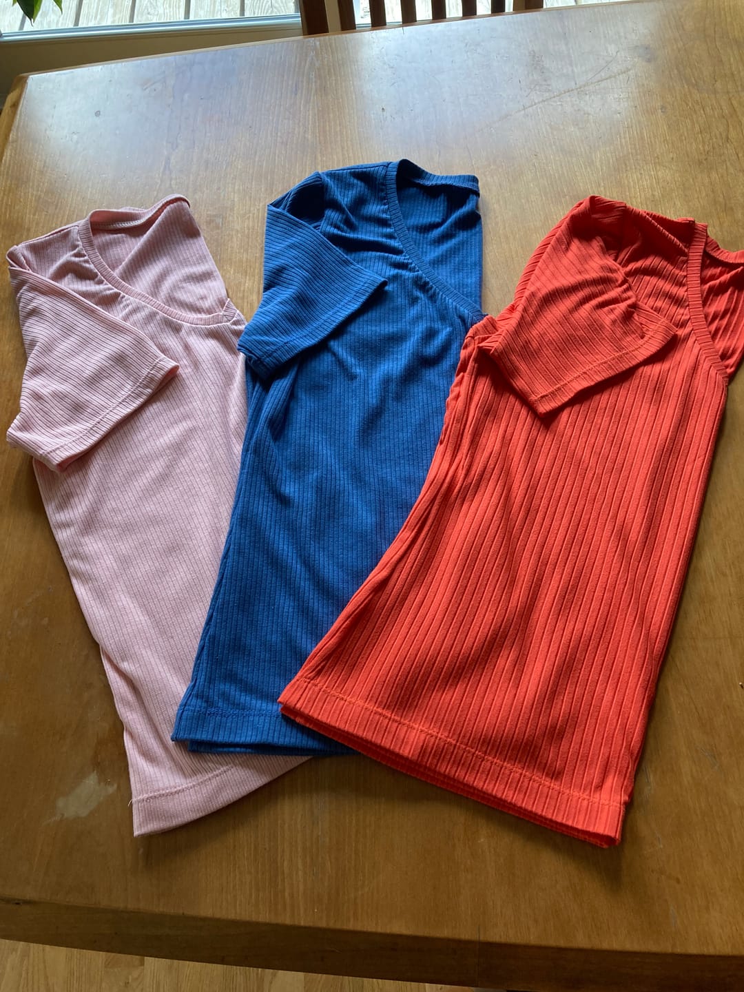 Customer photo review of Tangerine Rib Knit