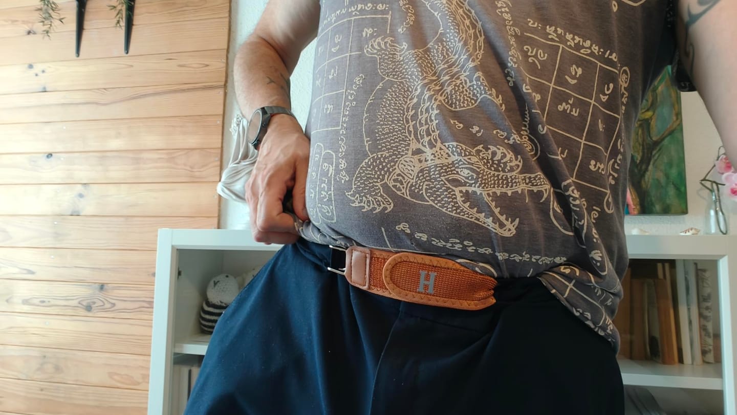 Customer photo review of Cinto elástico sin hebilla