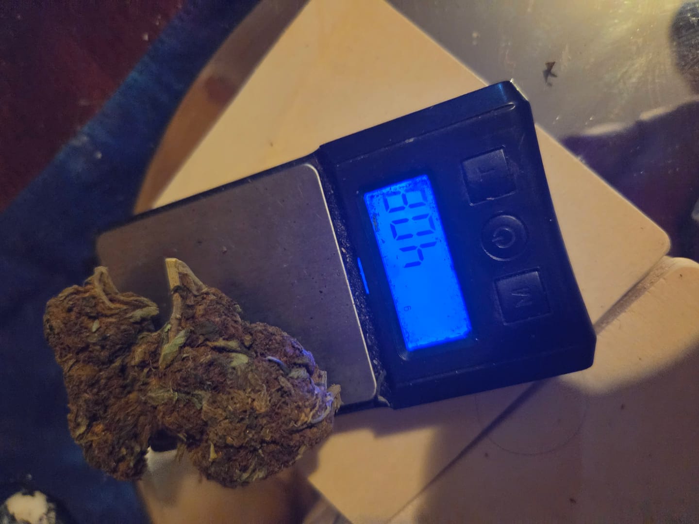 Customer photo review of Blackout Berries THCA Flower Ounce (28g)