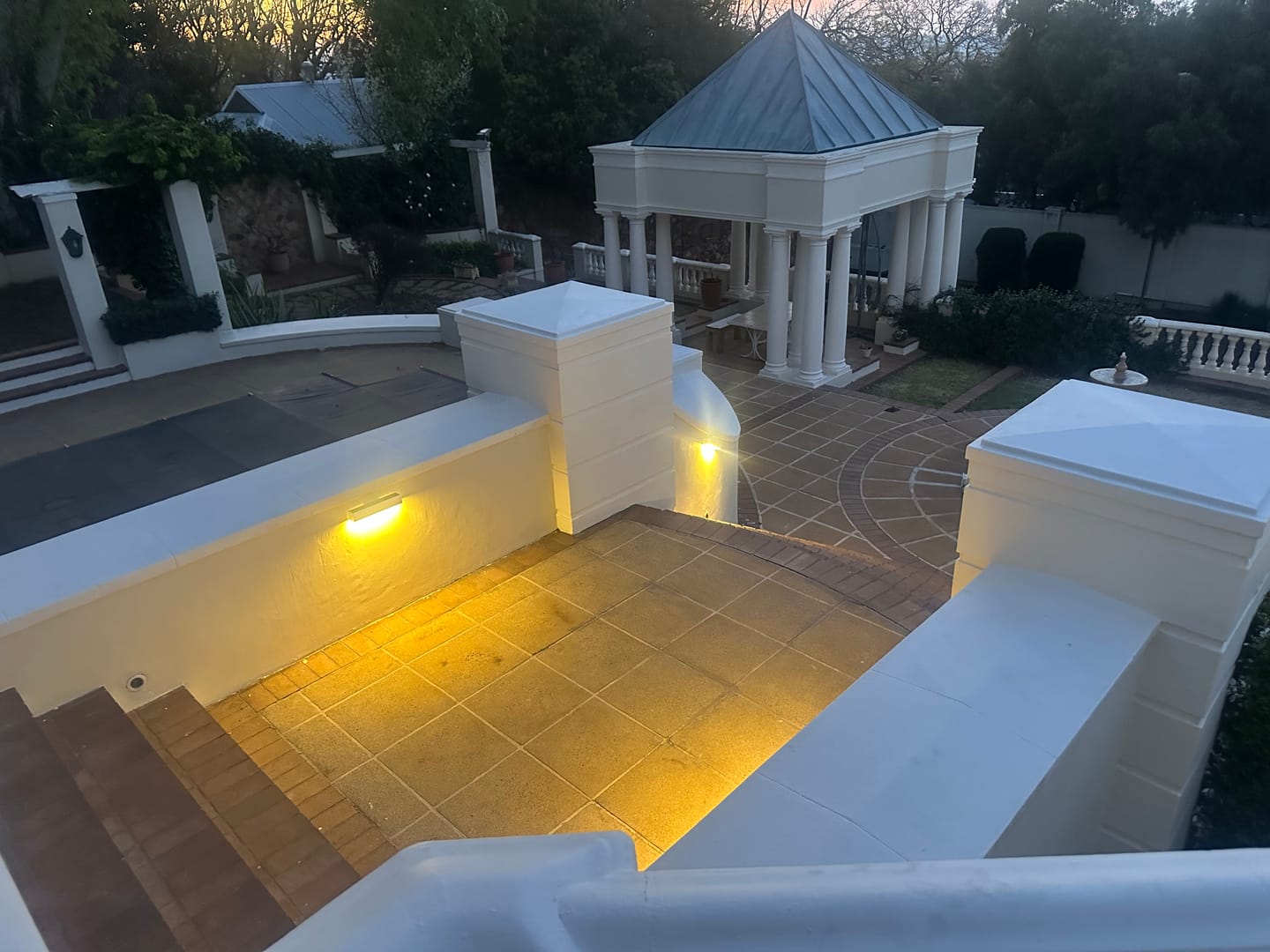 Customer photo review of Solar Wall Light with Motion Sensor