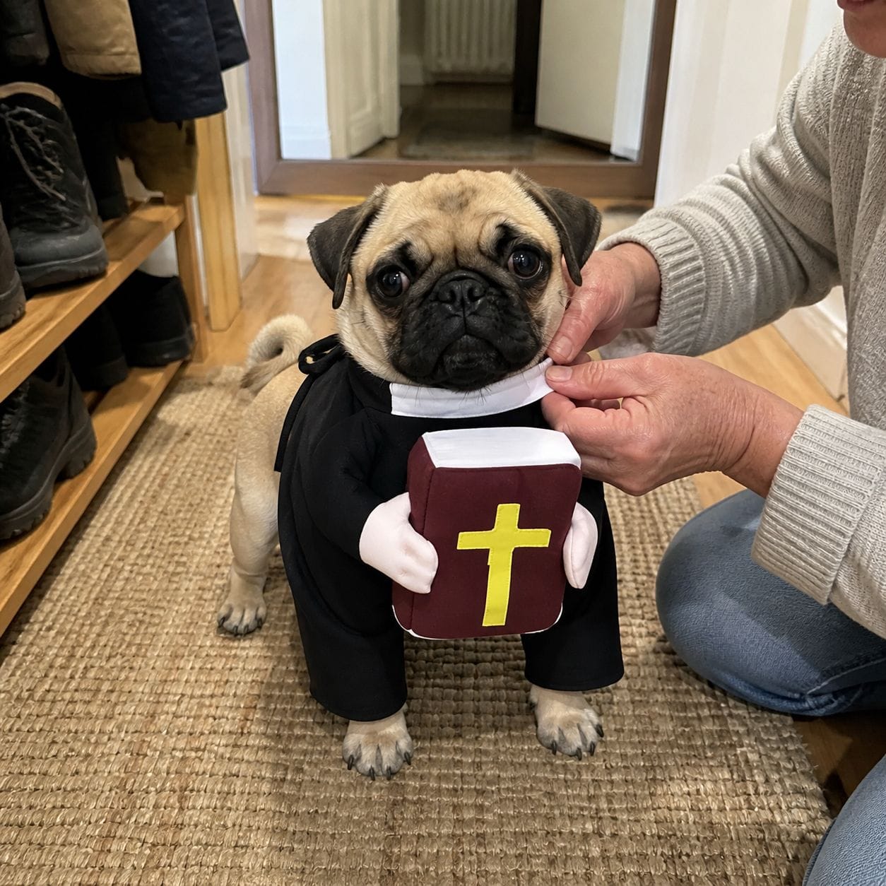 Customer photo review of Blessed Pup Costume