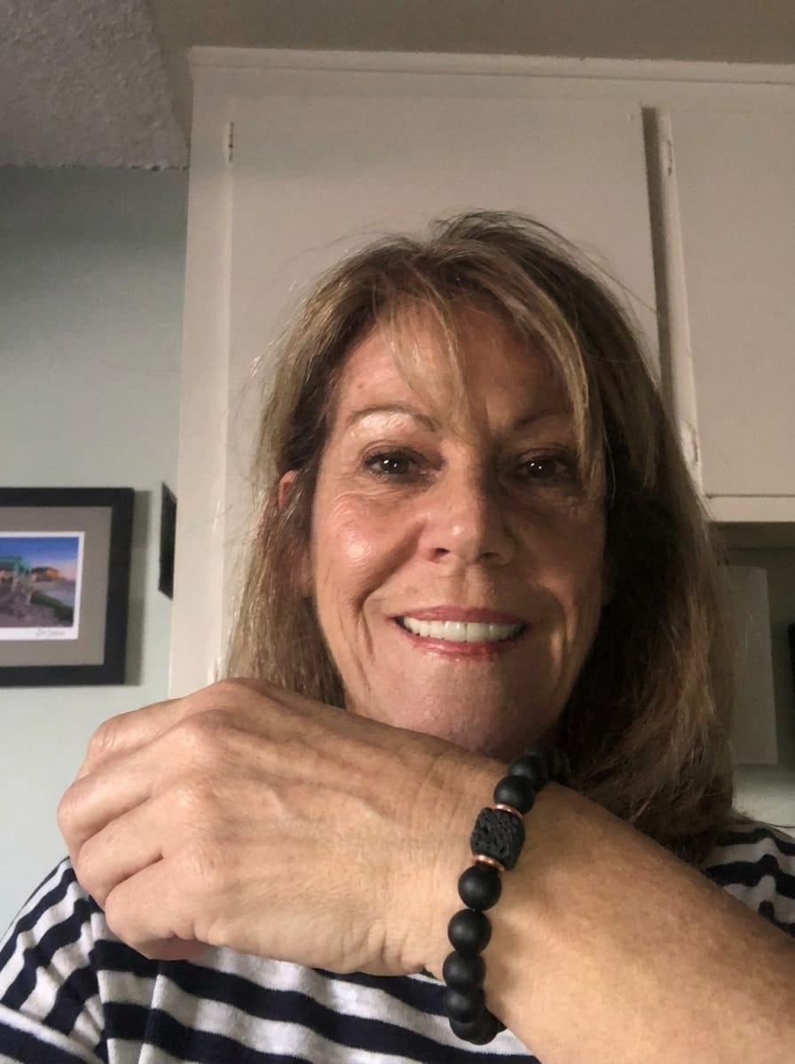 Customer photo review of Volcanic Stone Bracelet