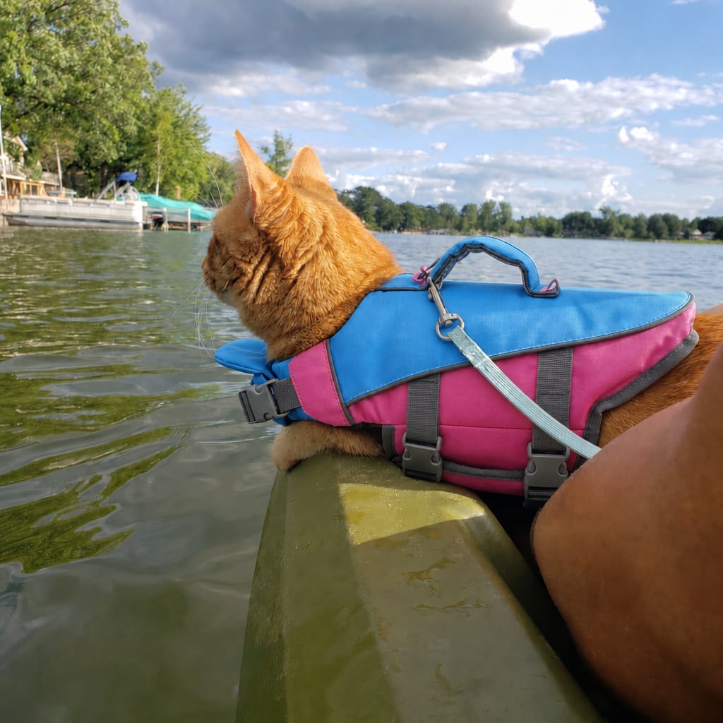 Customer photo review of Pet Life Jacket