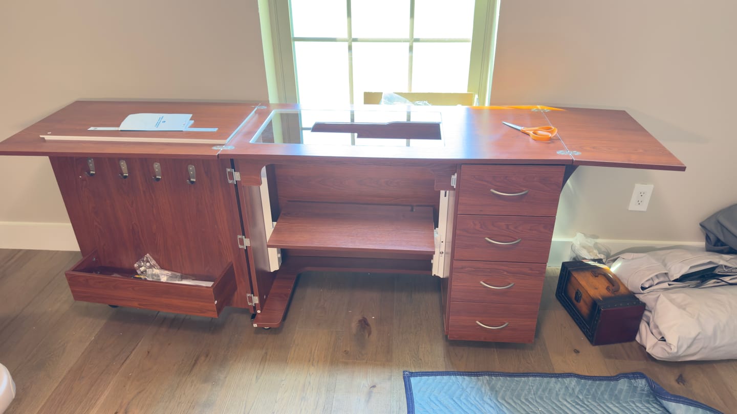 Customer photo review of Harriet Sewing Cabinet (2 Colors Available)