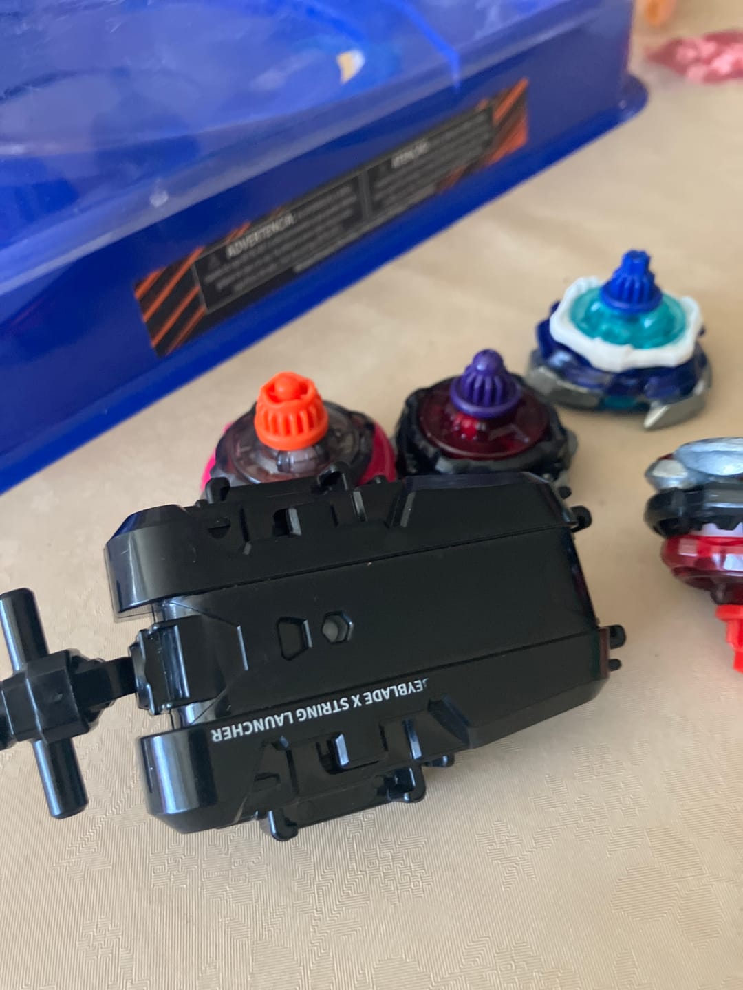 Customer photo review of Takara Tomy Beyblade BX-18 Black String Launcher