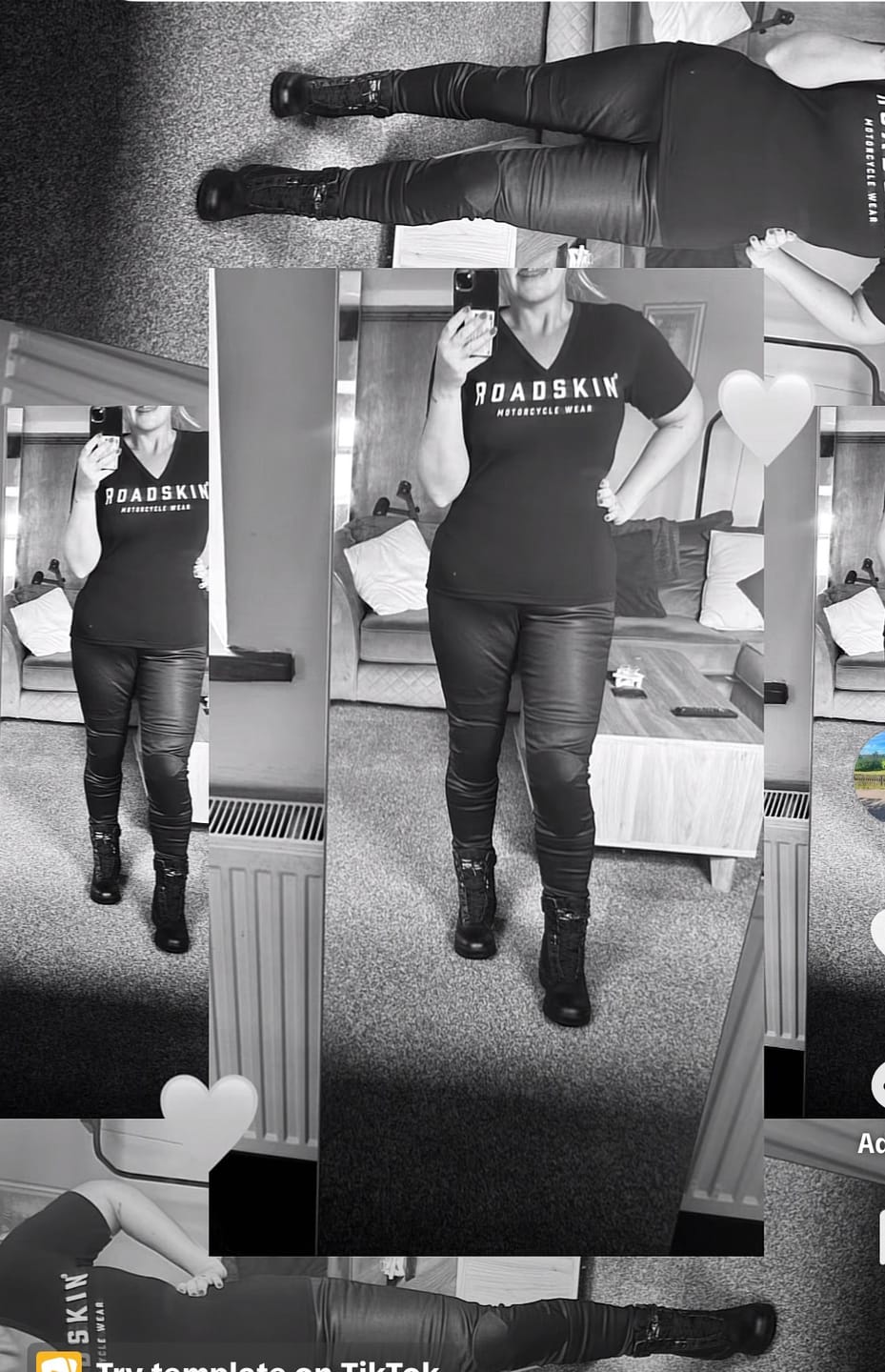 Customer photo review of Ladies V Neck T-shirts