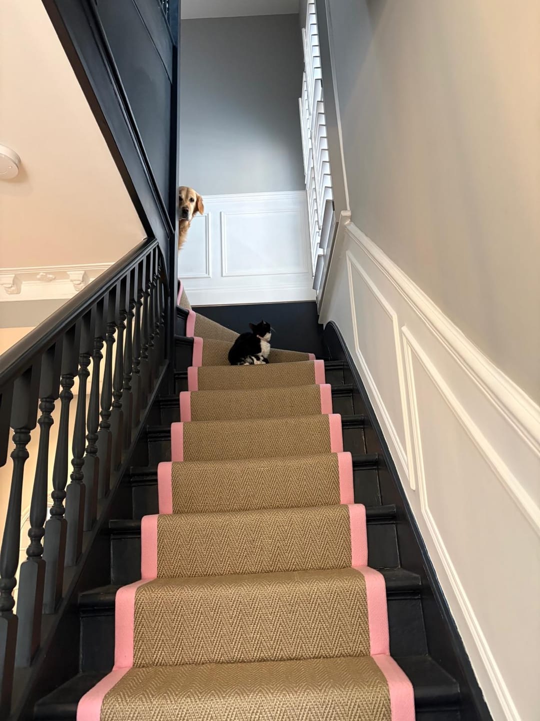 Customer photo review of Stair Wall Panelling Kit (Traditional)