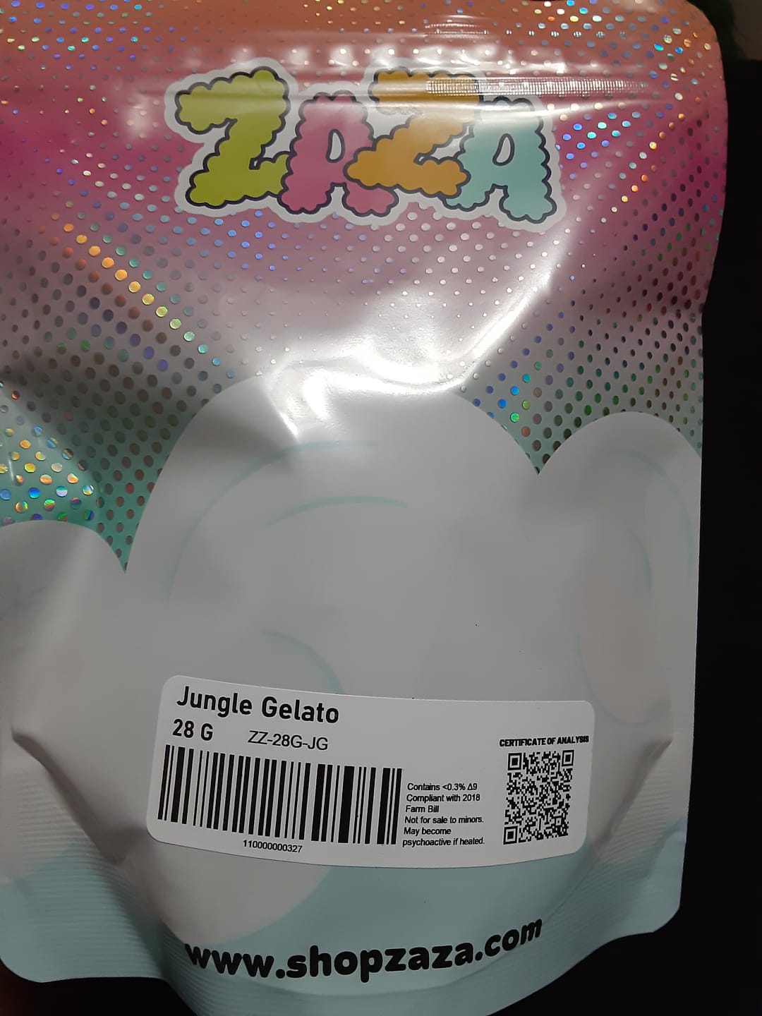 Customer photo review of ZAZA - Jungle Gelato - 28 Grams - Indica