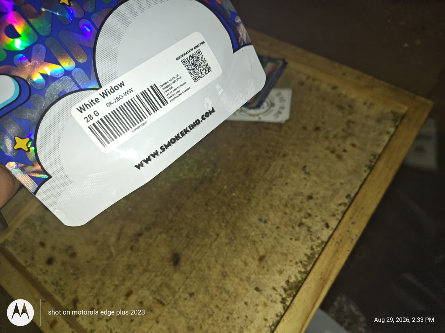 Customer photo review of White Widow - 28 Grams – Hybrid