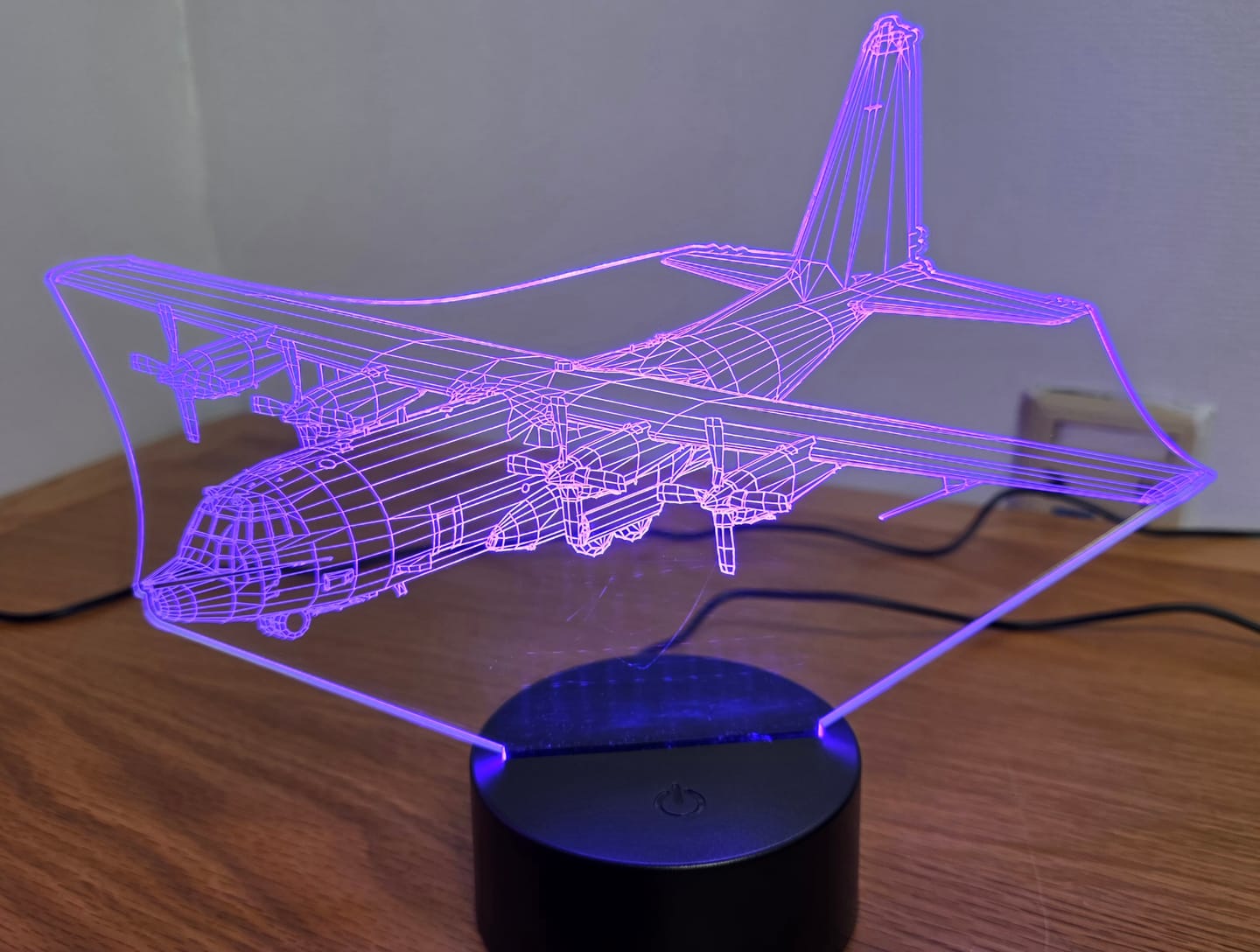 Customer photo review of C-130 Hercules 3D LED Lamp
