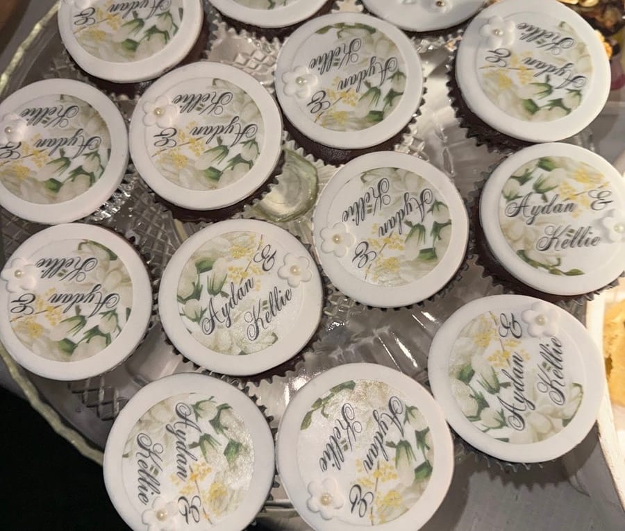 Customer photo review of Wafer Paper (0.3mm thin) - 12 x 5 cm Pre-cut Cupcake Custom Edible Images