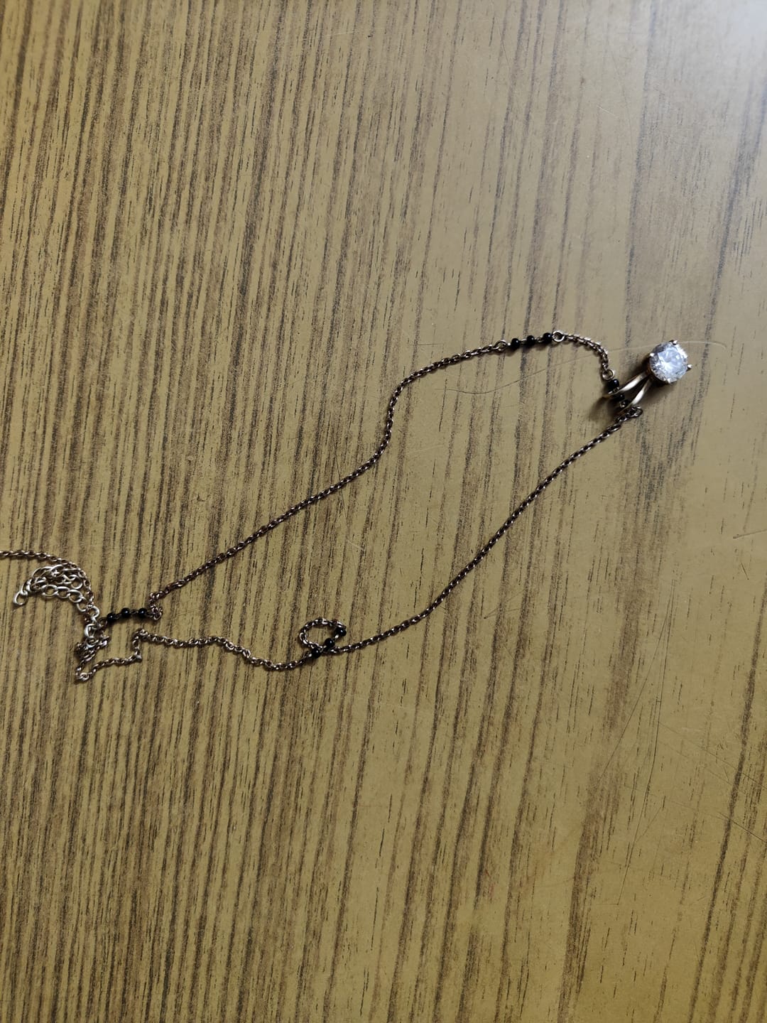 Customer photo review of Golden Forever Moments Mangalsutra