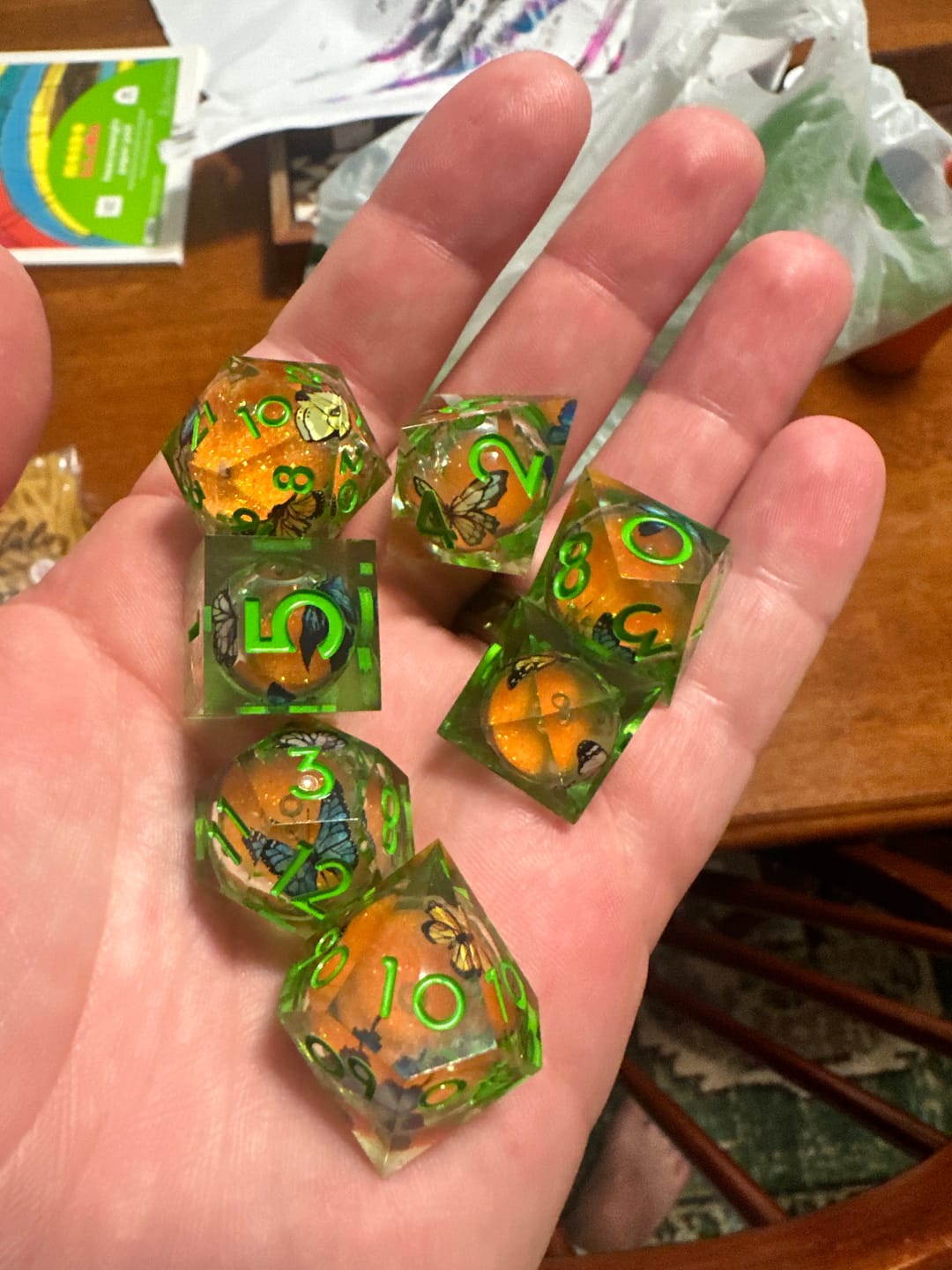 Customer photo review of Sharp Edge Mystery Dice