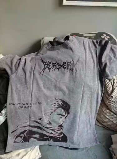 Customer photo review of Shinazugawa Sanemi Demon Slayer Tshirt