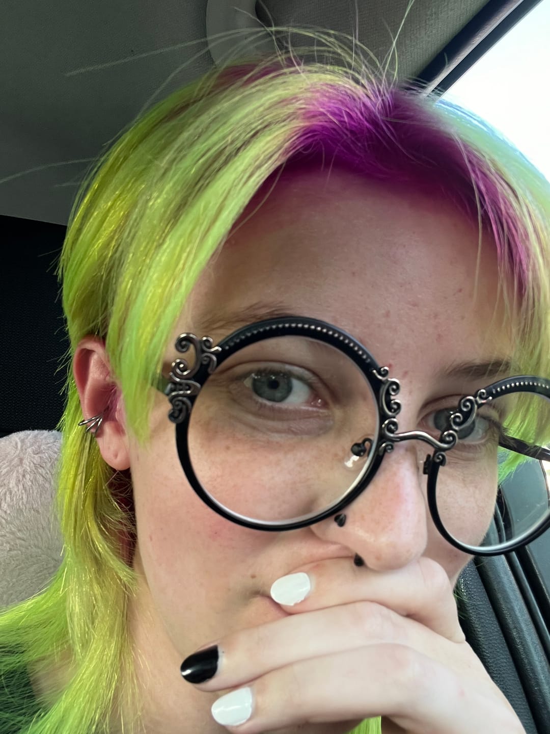 Customer photo review of Beatrice Eyeglasses