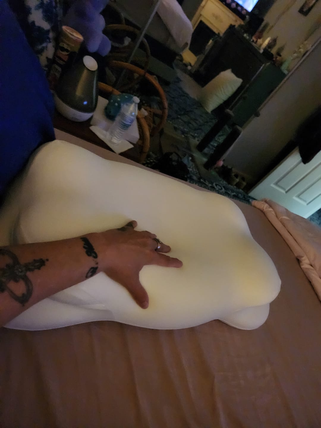 Customer photo review of CloudAlign™ Pillow