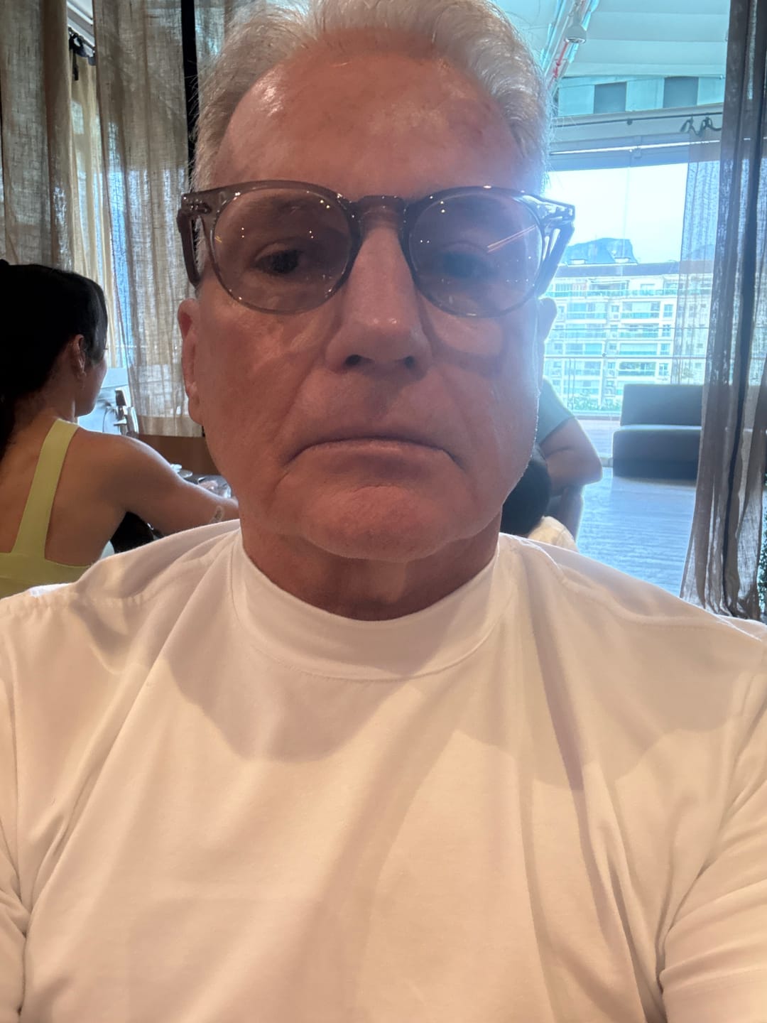 Customer photo review of Camiseta Masculina Tricot Preta