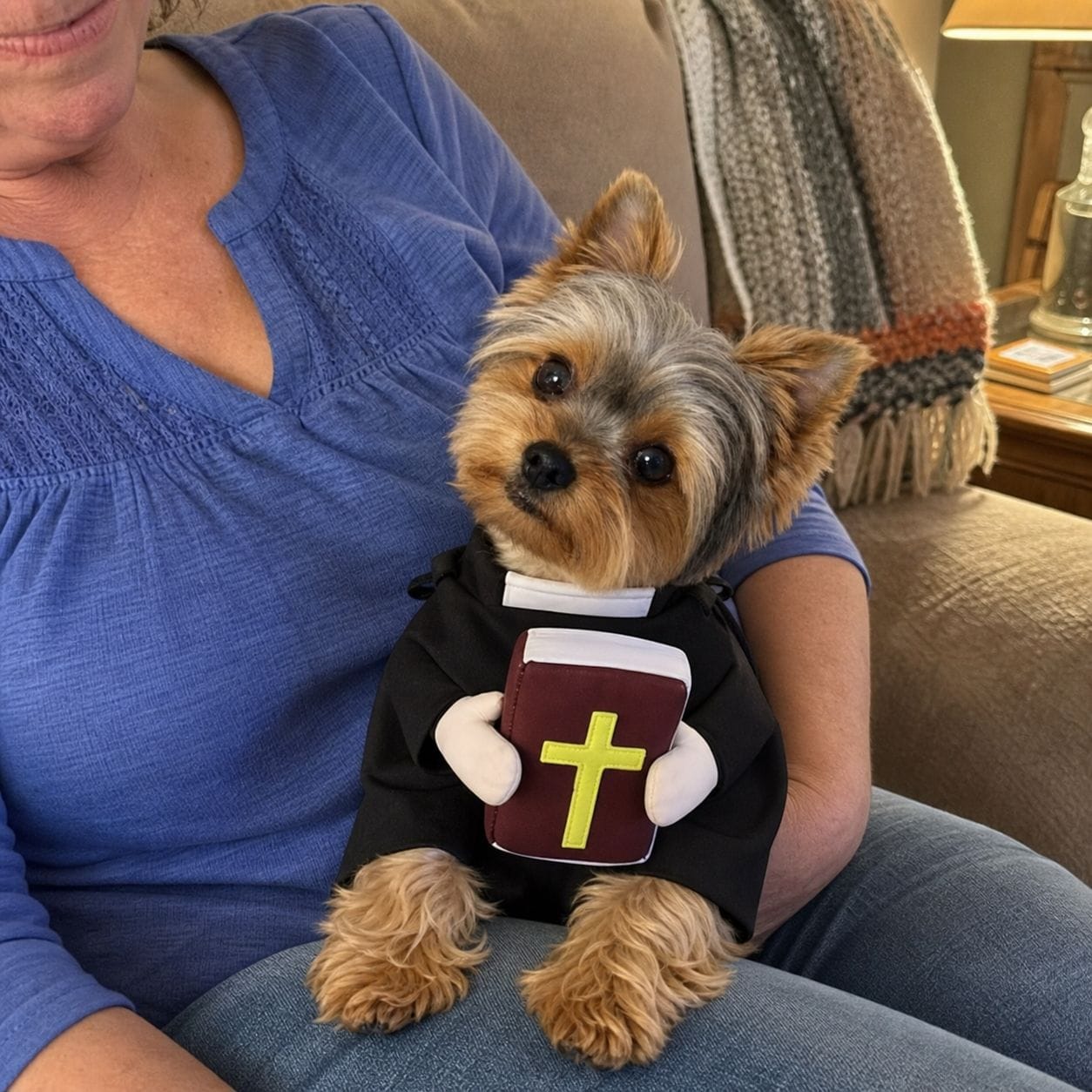Customer photo review of Blessed Pup Costume