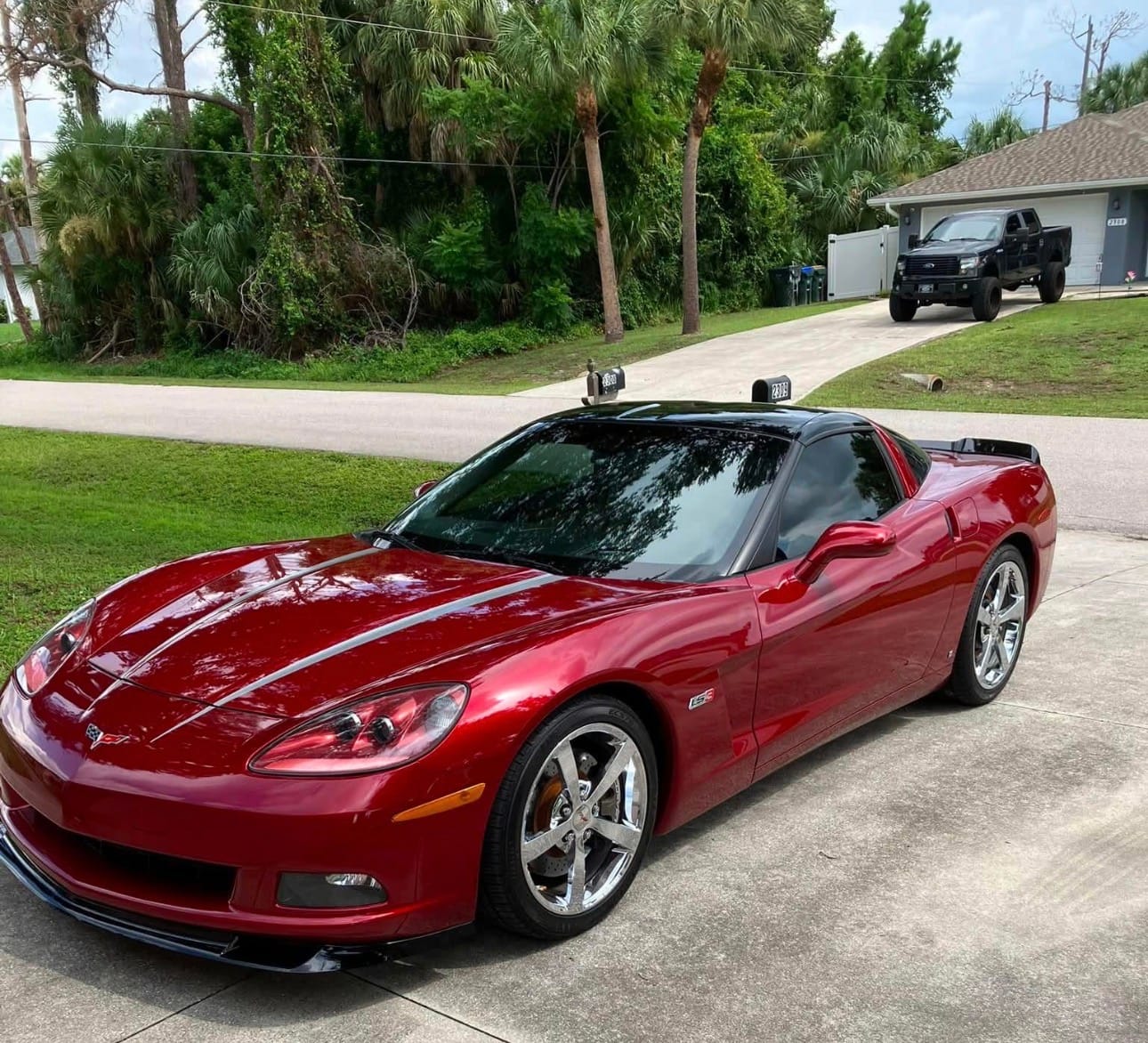 Customer photo review of Corvette C6 Base Extended Front Splitter Lip | ZR1 Conversion Package