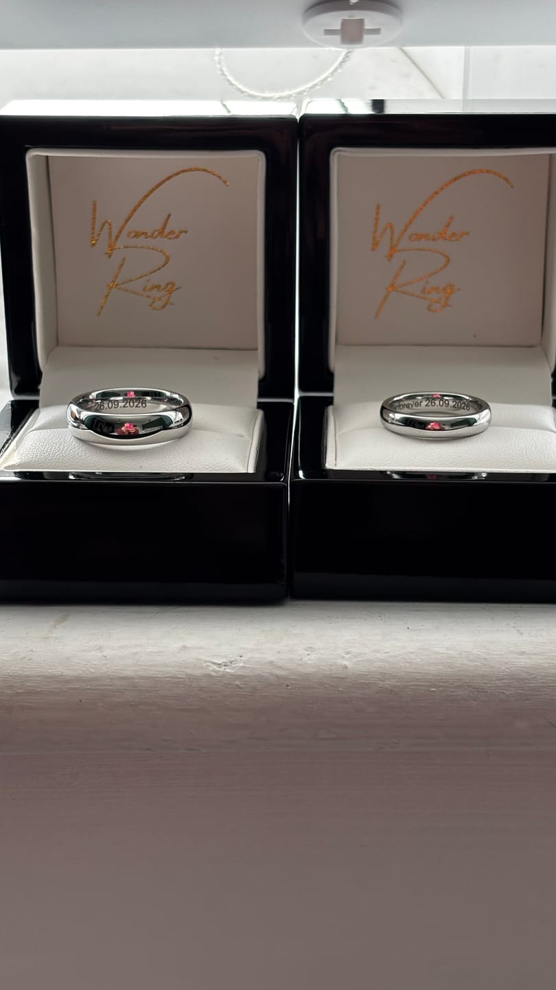 Customer photo review of Engrave Your Ring