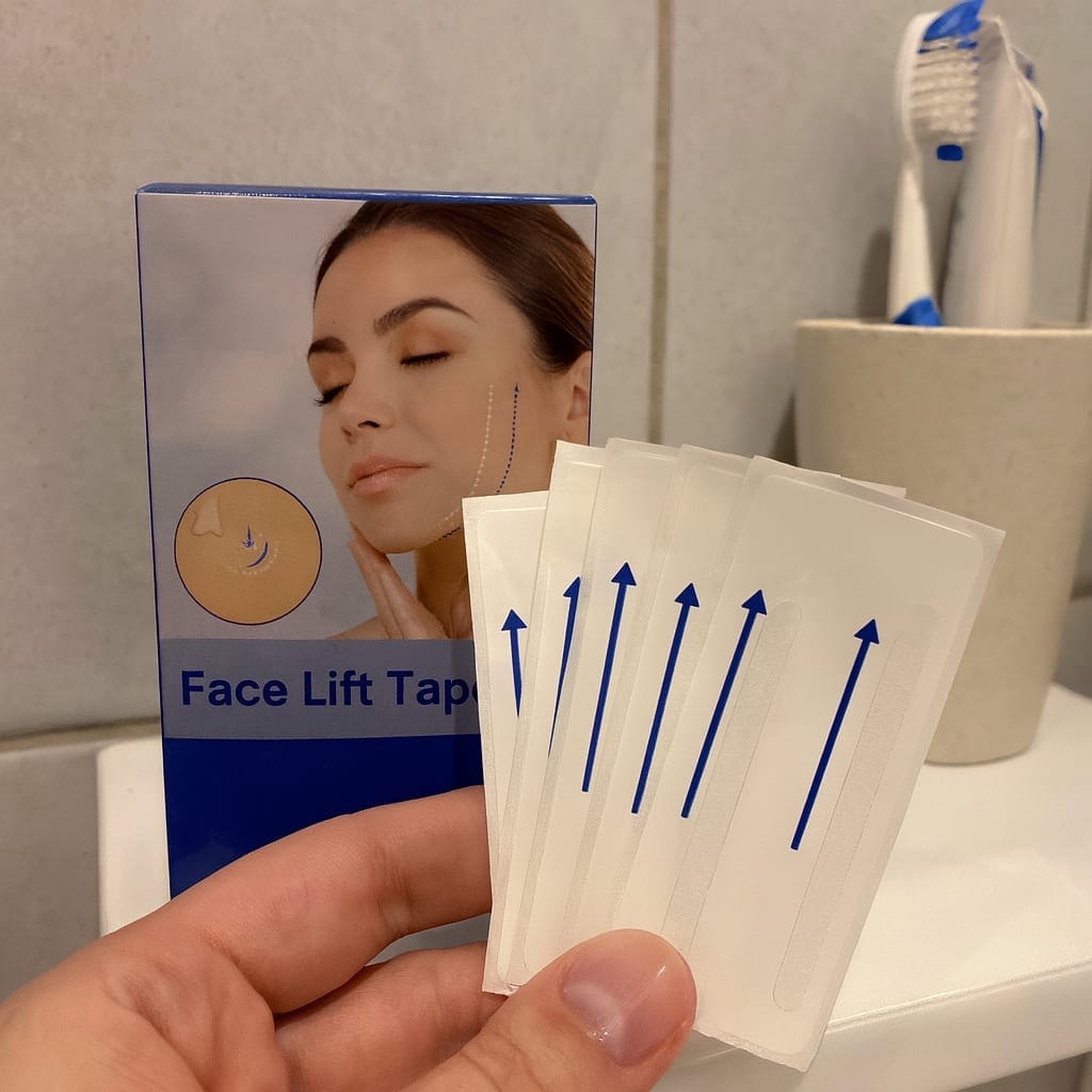 Customer photo review of Visage Lift nevidljive trakice za instant zatezanje lica 1+1 GRATIS