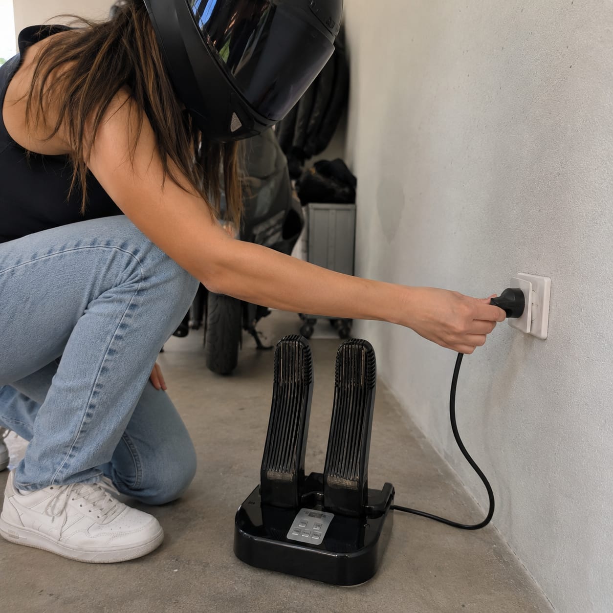 Customer photo review of Helmet Care Machine