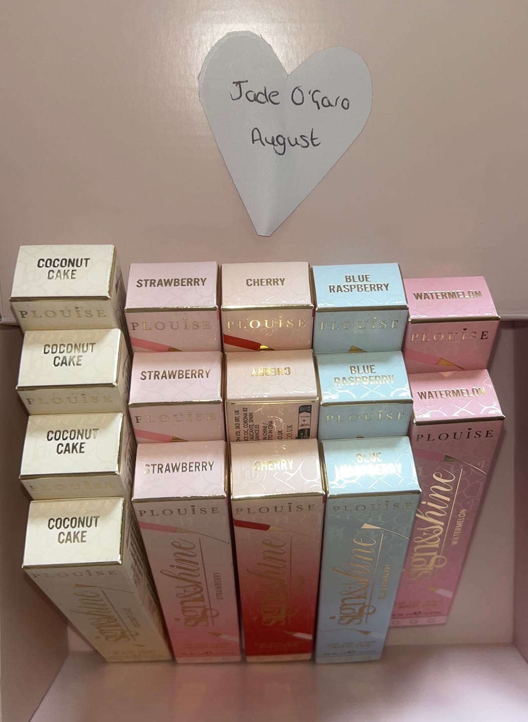 Customer photo review of Back to Business Sign And Shine Lip Oil Pen - PRE-ORDER
