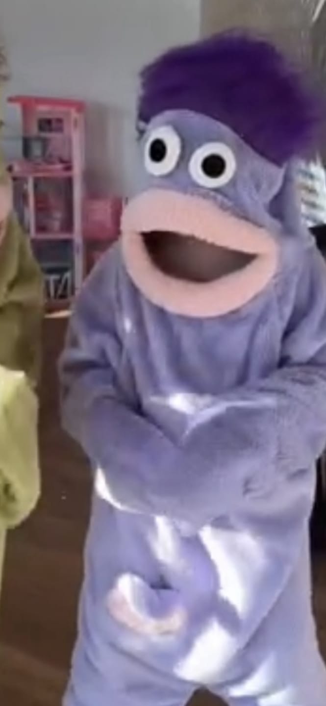 Customer photo review of Snuggo™ Monster Onesie