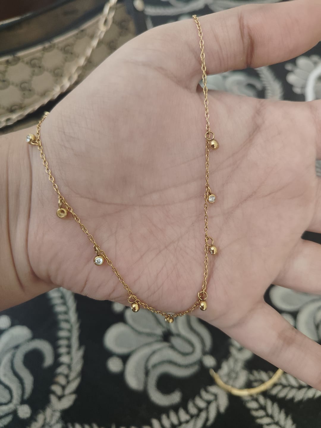 Customer photo review of Multiple Stones Necklace