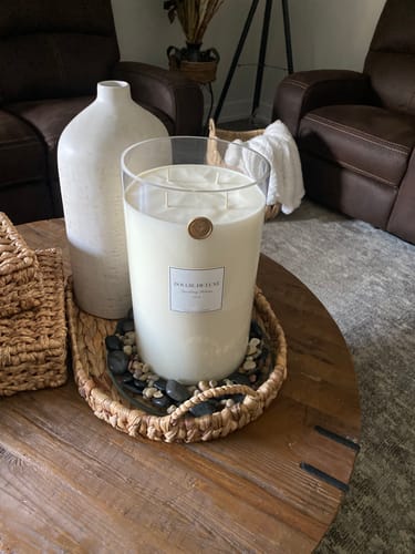 Customer photo review of Big Ass Candle - Sparkling Paloma - 300 oz