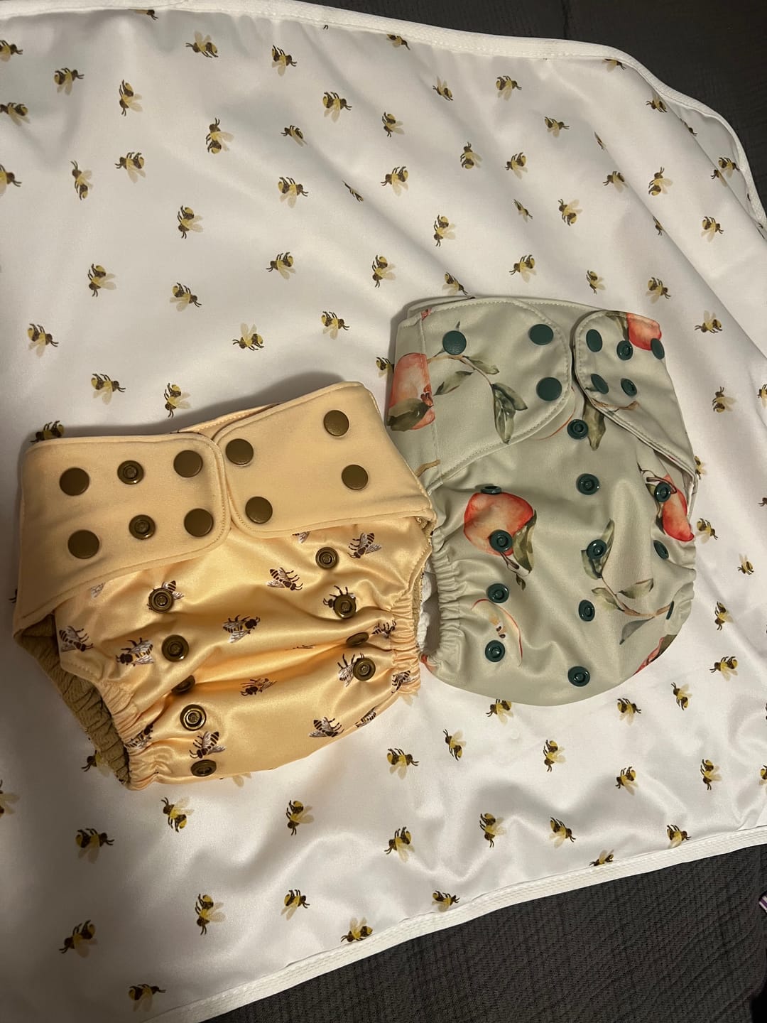 Customer photo review of Luxe Pocket Cloth Diaper with Dual Inner Gussets and Athletic Wicking Jersey