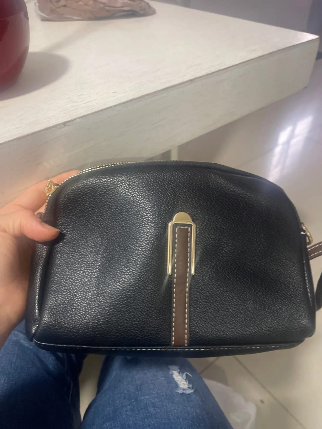 Customer photo review of Charlotte | Women's Leather Crossbody Bag