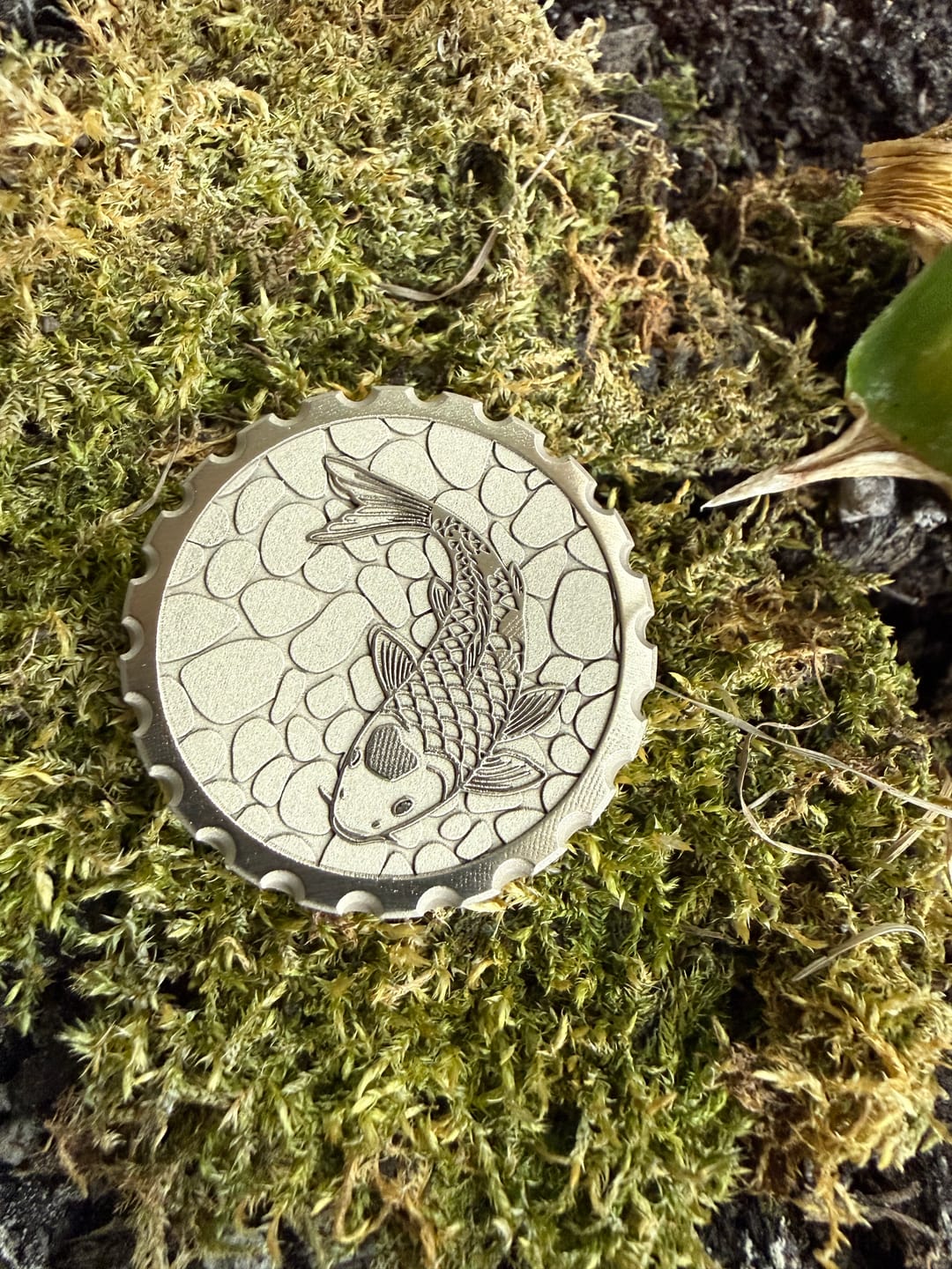 Customer photo review of Koi 2.0 Brass Ball Marker