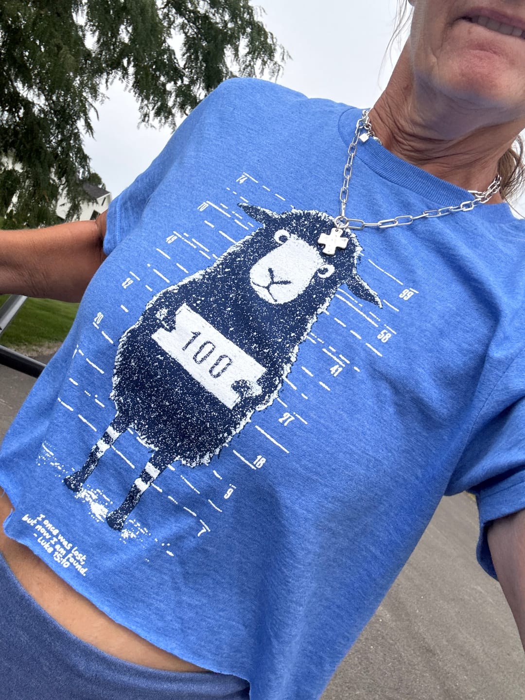 Customer photo review of Lost Sheep Tee