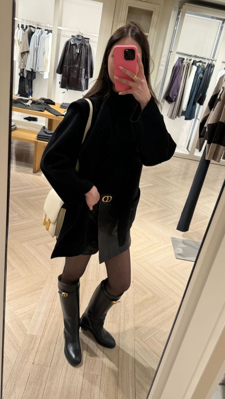 Customer photo review of Saint Remy  Leather Boots