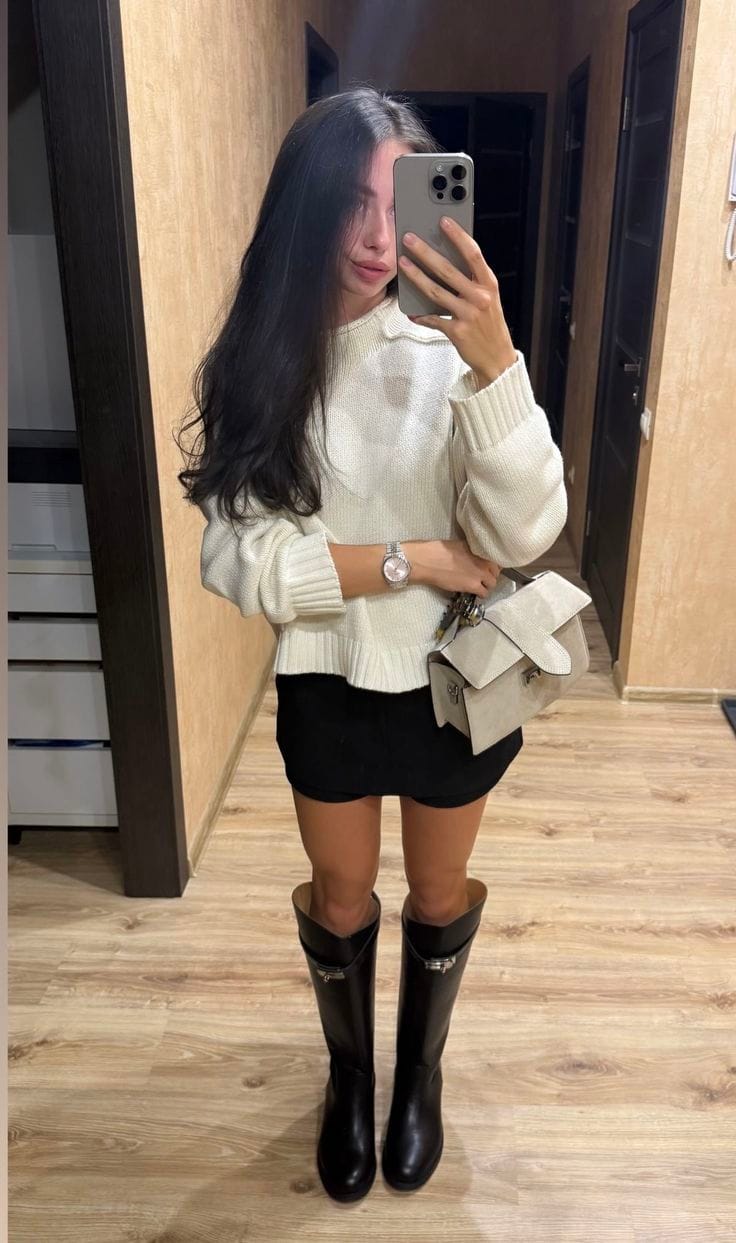 Customer photo review of Saint Remy  Leather Boots