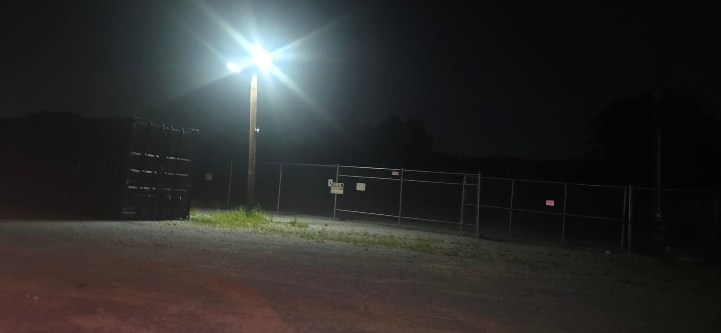 Customer photo review of 3 PACK 200W solar street lights 20000 lumens