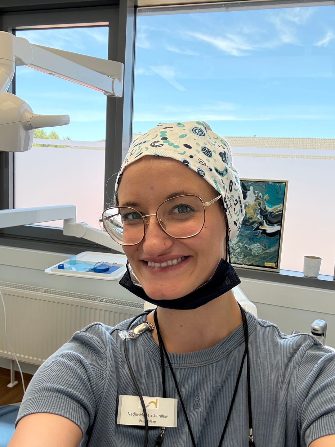 Customer photo review of OP-Haube Mikroben - Komfort