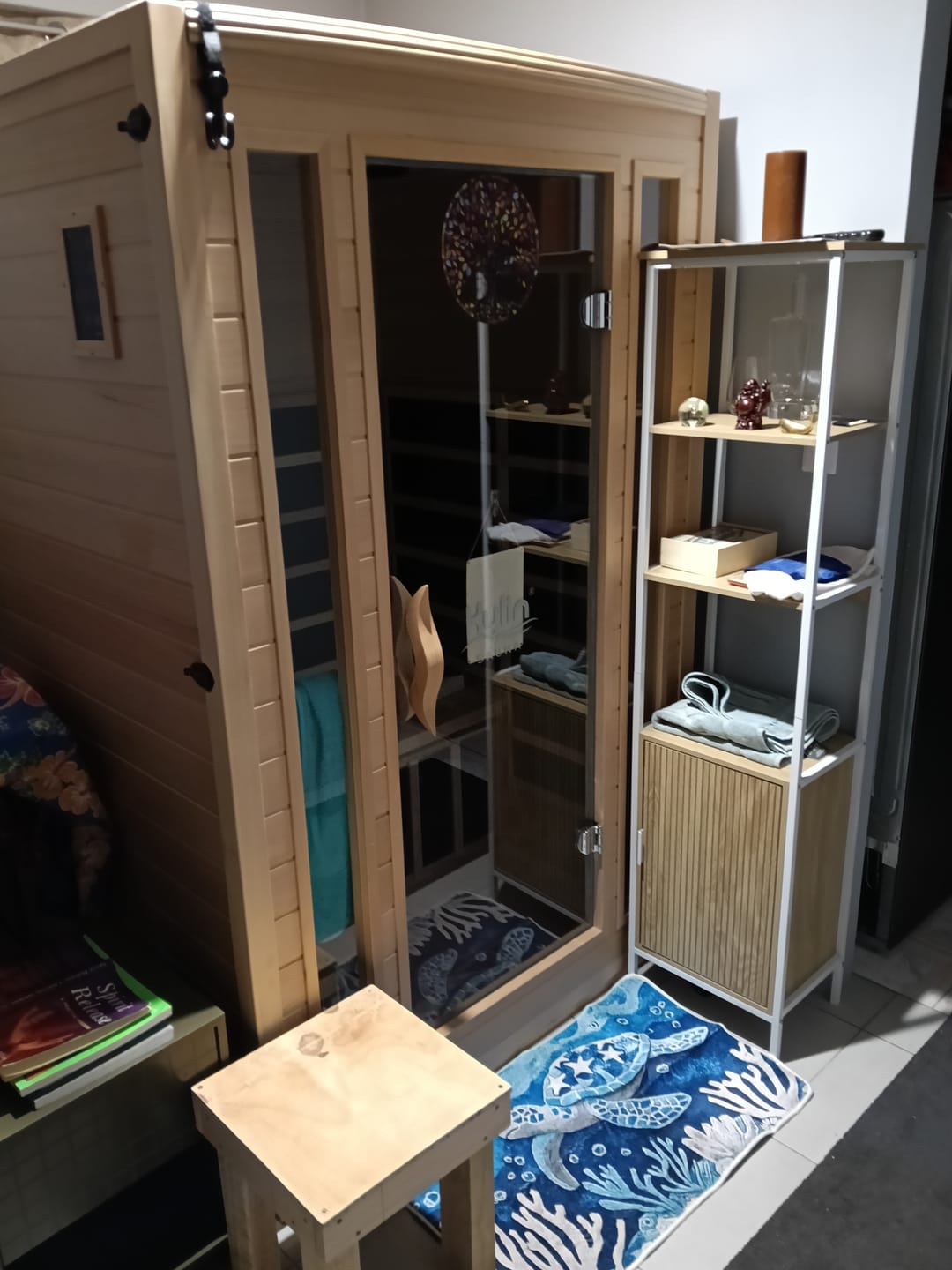 Customer photo review of Kylin Ultra Low EMF Carbon Far Infrared Sauna 2 people - K8203 Low EMF
