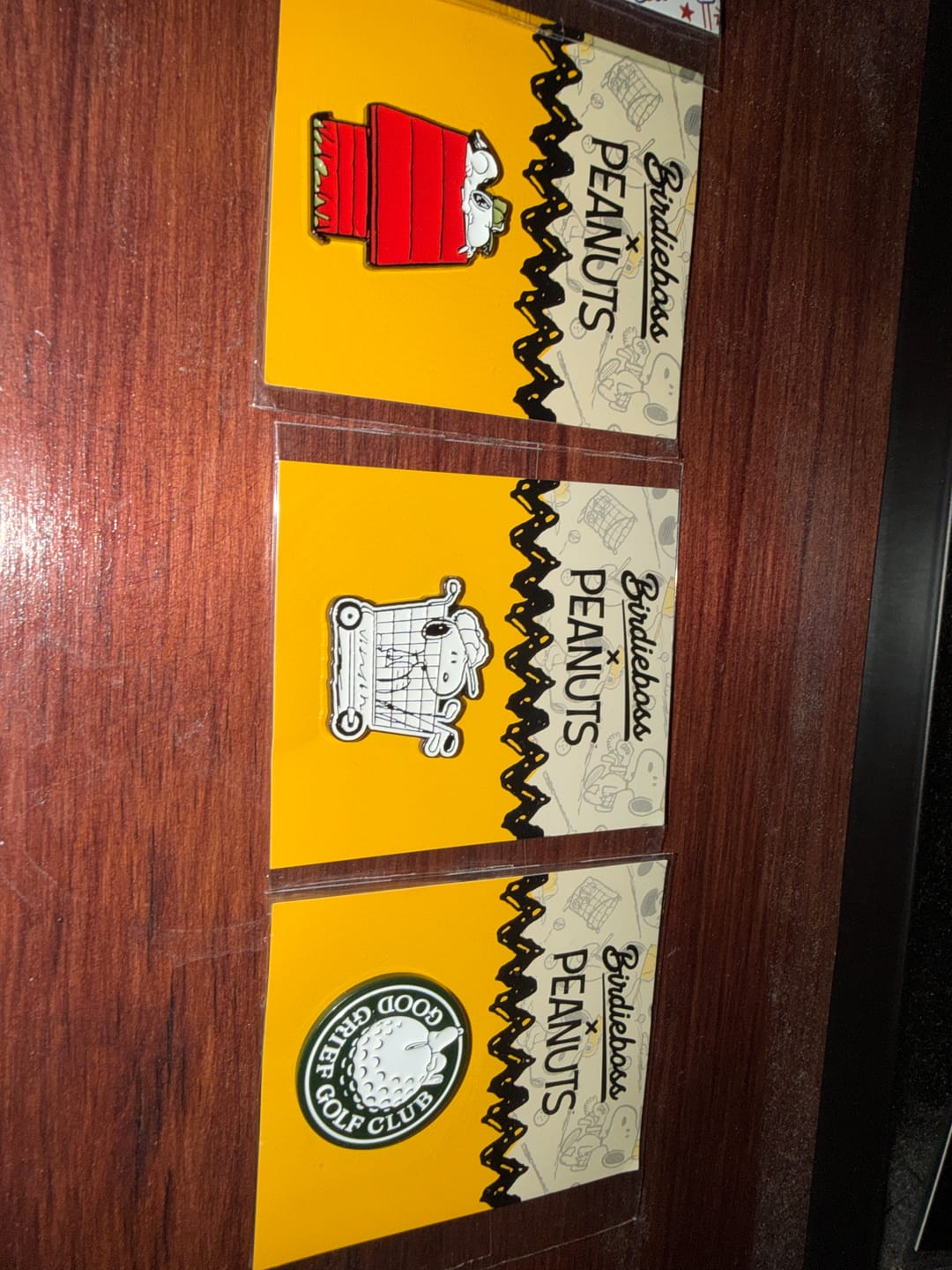 Customer photo review of Peanuts Snoopy Golf Cart Ball Marker