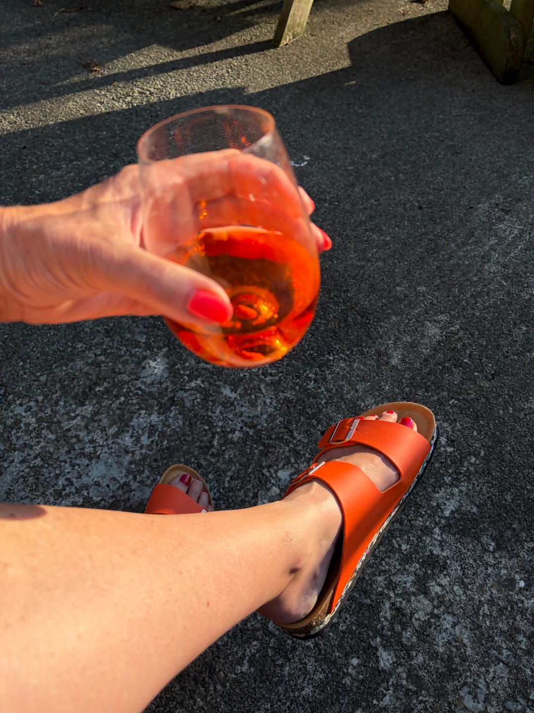 Customer photo review of TROPIC | Sandal Orange