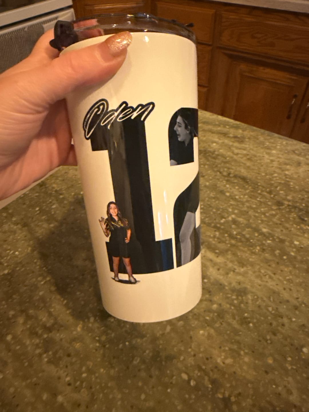 Customer photo review of Aleesha Oden Tumbler Mug