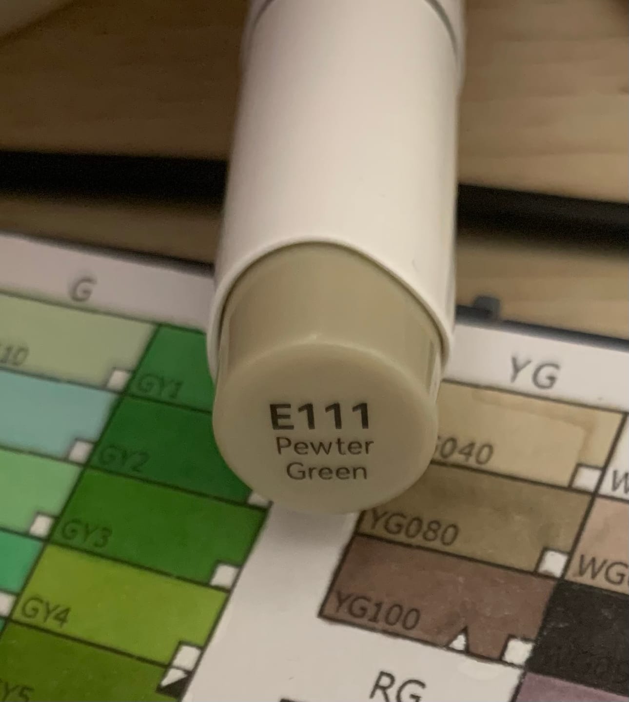 Customer photo review of Ohuhu Honolulu B YG100 / E111 Individual Marker, Brush & Fine
