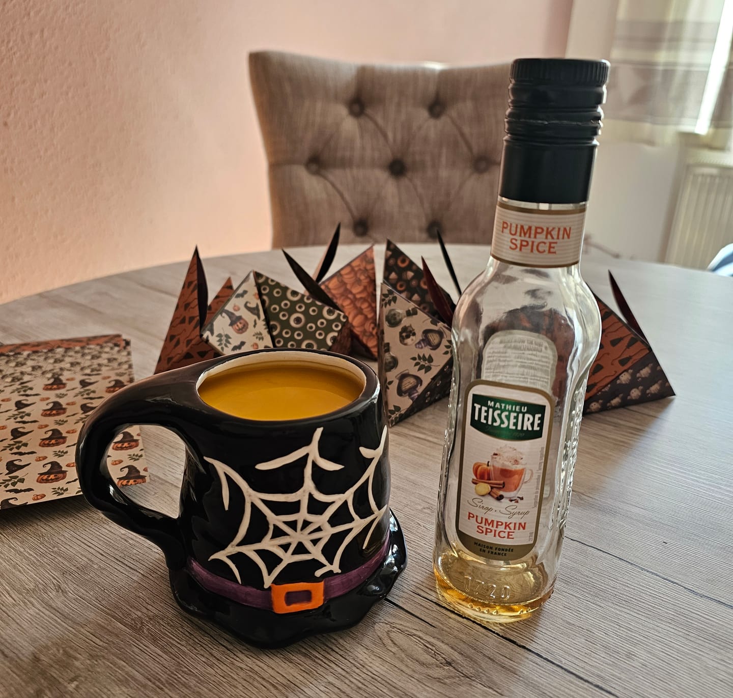 Customer photo review of Pumpkin-Spice Sirup für Herbst & Halloween | Kürbis Zimt Nelken Geschmack
