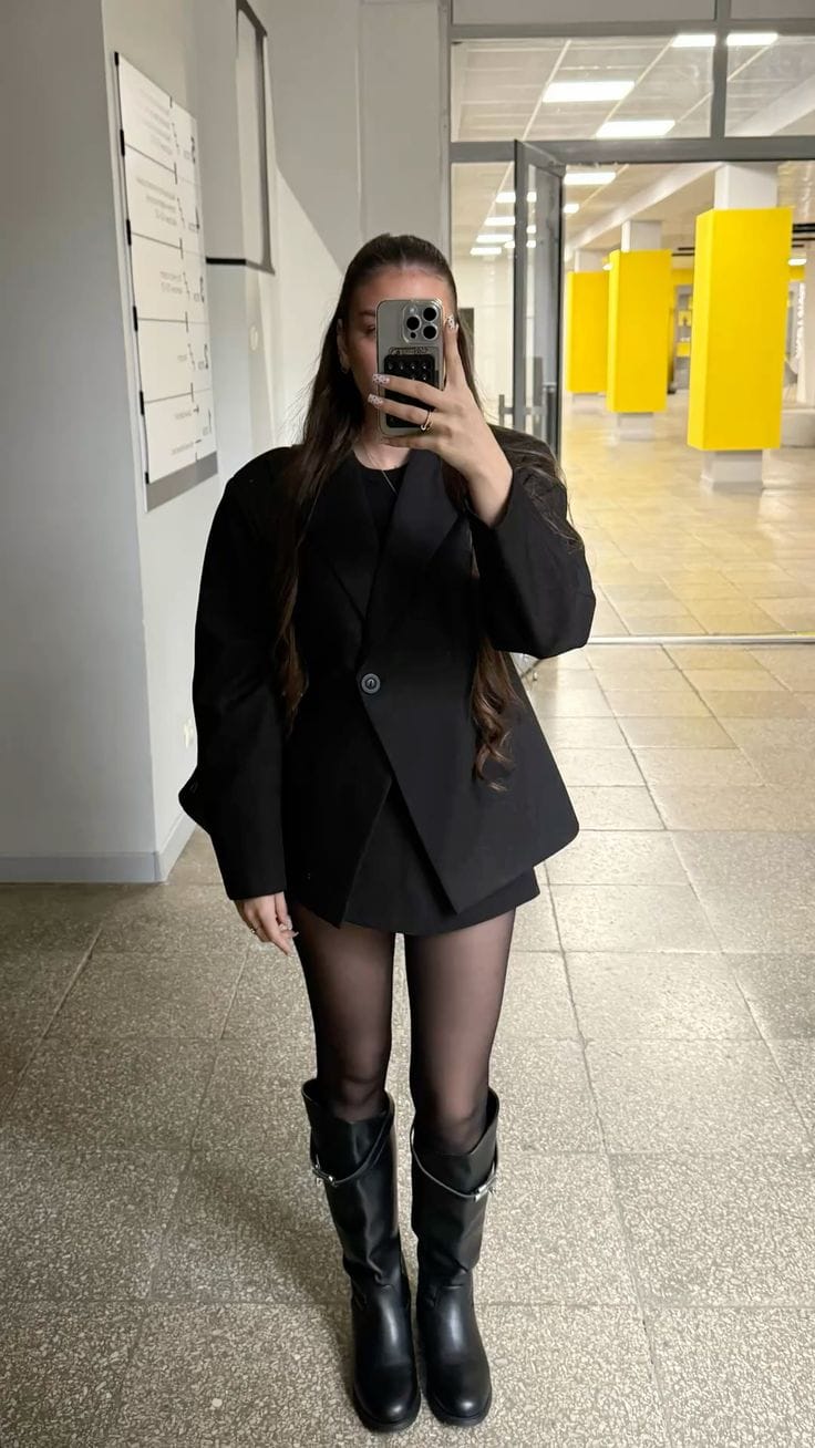 Customer photo review of Saint Remy  Leather Boots