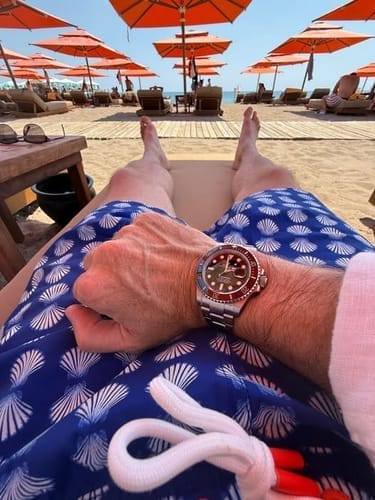 Customer photo review of Submariner 41mm Starbucks Steel Green Bezel Mens Watch 126610LV